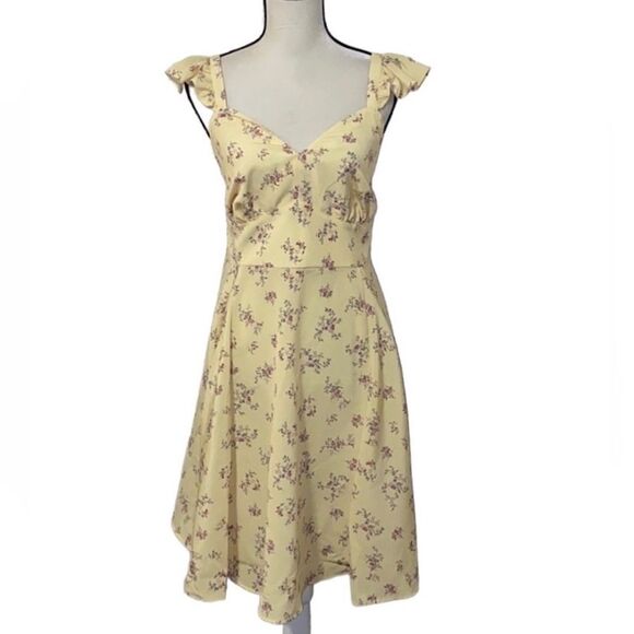 FTF Sleeveless Fit and Flair Floral Dress Size 0X/12 NWT - Picture 1 of 9
